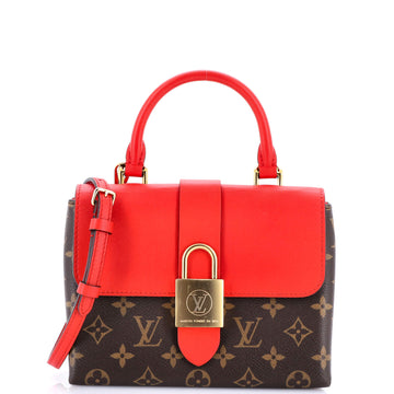 Louis Vuitton Locky Handbag Monogram Canvas with Leather BB