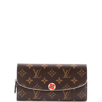 Louis Vuitton Emilie Wallet Limited Edition Blooming Flowers Monogram Canvas