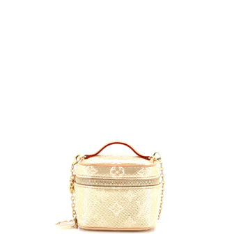 Louis Vuitton Vanity Case Monoglam Jacquard Canvas Micro
