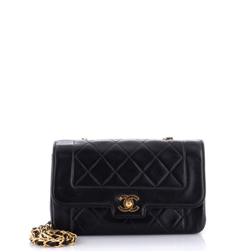 Chanel Vintage CC Chain Flap Bag Quilted Lambskin Small