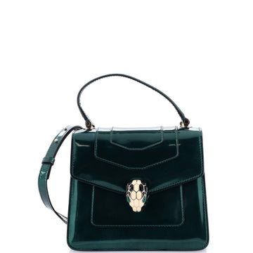 Bvlgari Serpenti Top Handle Bag Patent Small