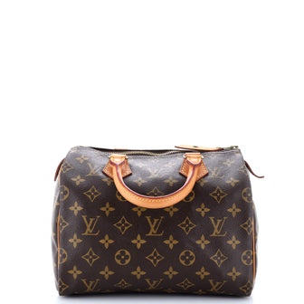 Louis Vuitton Speedy Handbag Monogram Canvas 25