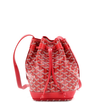 Goyard Petit Flot Bucket Bag Coated Canvas PM