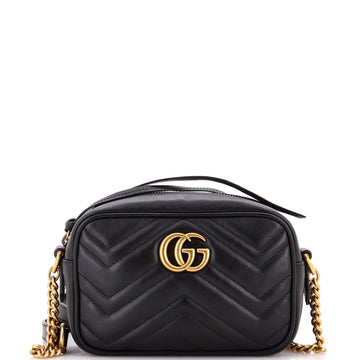 Gucci GG Marmont Shoulder Bag Matelasse Leather Mini