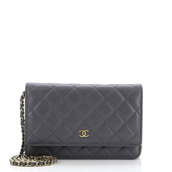 Chanel Wallet on Chain Quilted Caviar