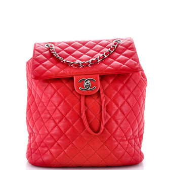 Chanel Urban Spirit Backpack Quilted Lambskin Large