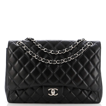 Chanel Classic Single Flap Bag Quilted Lambskin Maxi