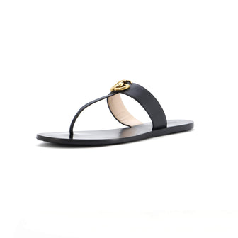 Gucci Women's GG Marmont Sandals Leather