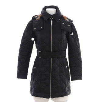 Burberry Women's Baughton Hooded Jacket Quilted Polyester