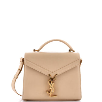 Saint Laurent Cassandra Top Handle Bag Leather Mini