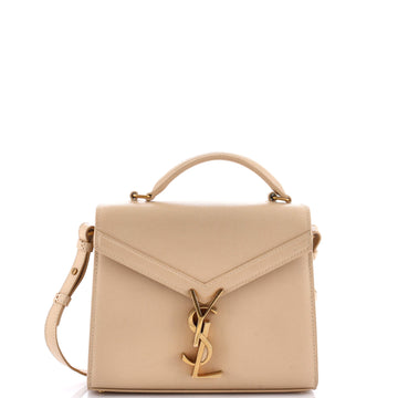 Saint Laurent Cassandra Top Handle Bag Leather Mini