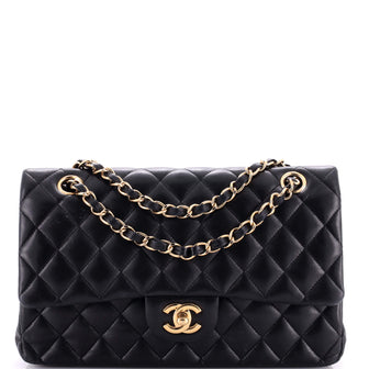 Chanel Classic Double Flap Bag Quilted Lambskin Medium