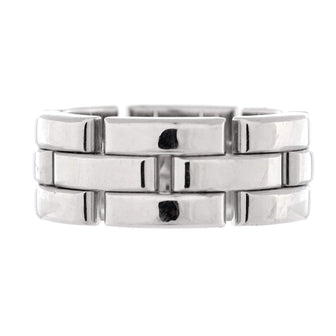 Cartier Maillon Panthere 3 Row Ring 18K White Gold