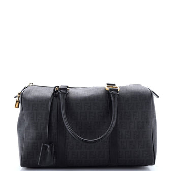 Fendi Boston Zucchino Coated Canvas Medium