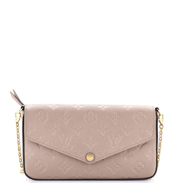 Louis Vuitton Felicie Pochette Monogram Empreinte Leather