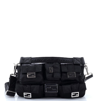 Fendi Multipocket Convertible Baguette Bag Nylon