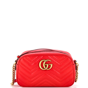 Gucci GG Marmont Shoulder Bag Matelasse Leather Small