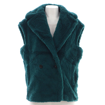 Max Mara Women's Teddy Bear Icon Short Vest Faux Fur