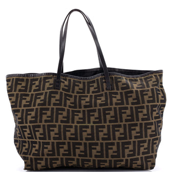 Fendi Roll Tote Zucca Canvas Large
