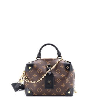 Louis Vuitton Petite Malle Souple Handbag Monogram Canvas