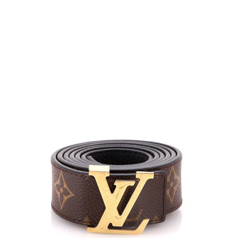 Louis Vuitton LV Initiales Belt Monogram Canvas Thin