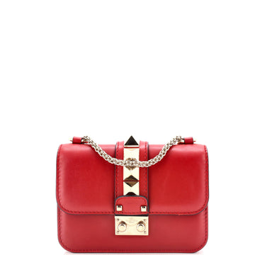 Valentino Garavani Glam Lock Shoulder Bag Leather Mini