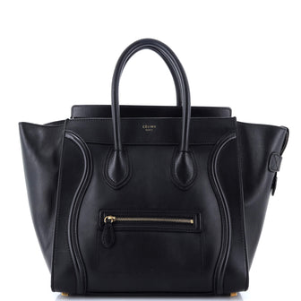 Celine Luggage Bag Smooth Leather Mini