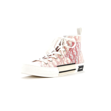 Christian Dior Men's B23 High-Top Sneakers Oblique Coated Canvas and PVC