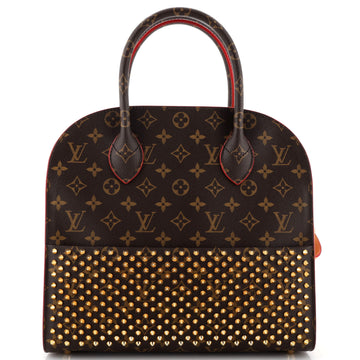 Louis Vuitton x Christian Louboutin Shopping Bag Calf Hair and Monogram Canvas