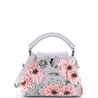 Louis Vuitton Capucines Bag Embellished Leather Mini