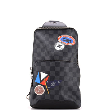 Louis Vuitton Avenue Sling Bag Limited Edition Damier Graphite LV League