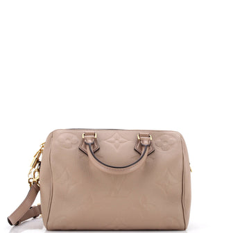 Louis Vuitton Speedy Bandouliere Bag Monogram Empreinte Giant 25