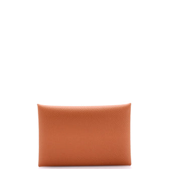 Hermes Calvi Duo Card Holder Epsom