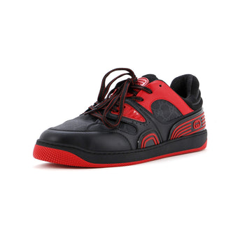 Gucci Basket Low-Top Sneakers Demetra with Fabric
