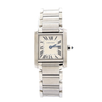 Cartier Tank Francaise Quartz Watch Stainless Steel 20