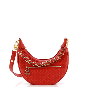 Louis Vuitton Loop Handbag Nanogram Embossed Leather