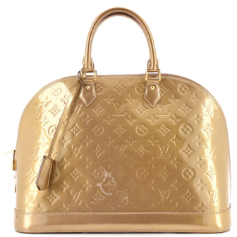 Louis Vuitton Alma Handbag Monogram Vernis GM