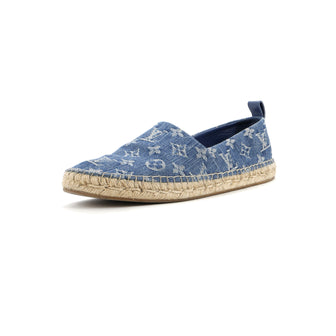Louis Vuitton Women's Starboard Flat Espadrilles Monogram Denim