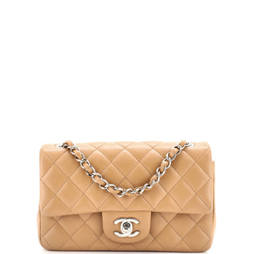 Chanel Classic Single Flap Bag Quilted Lambskin Mini