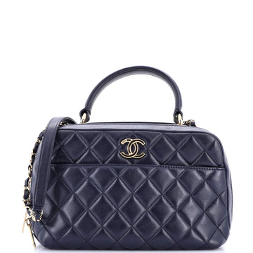 Chanel Trendy CC Bowling Bag Quilted Lambskin Medium