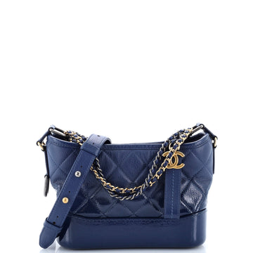 Chanel Gabrielle Hobo Quilted Goatskin and Patent Small