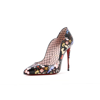 Christian Louboutin Women's Hot Chick Pumps Printed Patent 100