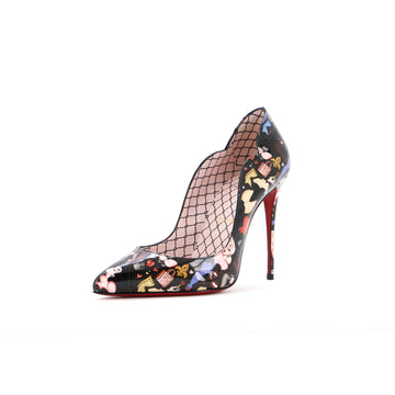 Christian Louboutin Women's Hot Chick Pumps Printed Patent 100