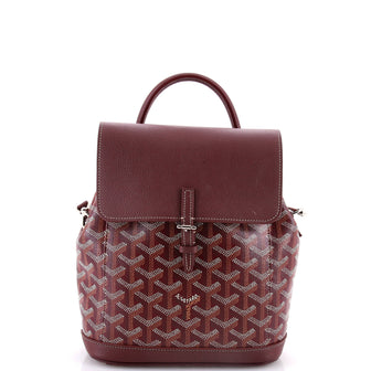 Goyard Alpin Backpack Coated Canvas Mini