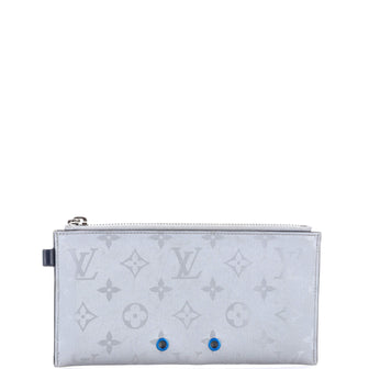 Louis Vuitton Alpha Pouch Limited Edition Monogram Satellite Canvas