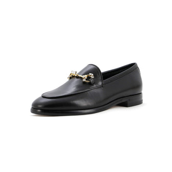 Gucci Women's Jordaan Loafers Leather with Crystals