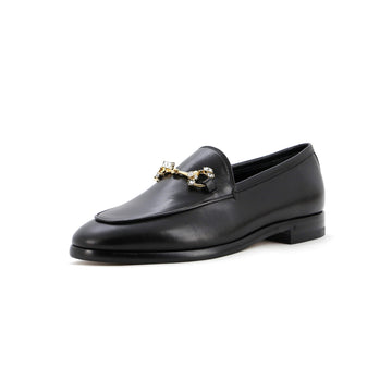 Gucci Women's Jordaan Loafers Leather with Crystals
