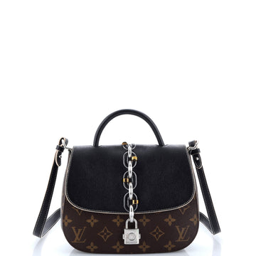 Louis Vuitton Chain It Handbag Monogram Canvas with Leather PM