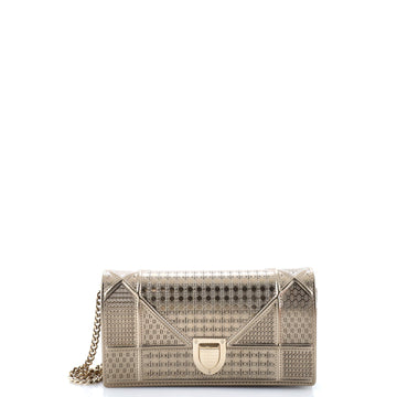 Christian Dior Diorama Croisiere Chain Wallet Cannage Embossed Calfskin