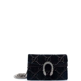 Gucci Dionysus Bag GG Velvet Super Mini